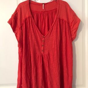 Free People oversized tee